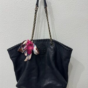 Tory Burch Leather Marion Tote Bag